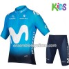 Tenue Maillot + Cuissard 2018 Movistar Team Enfant N001